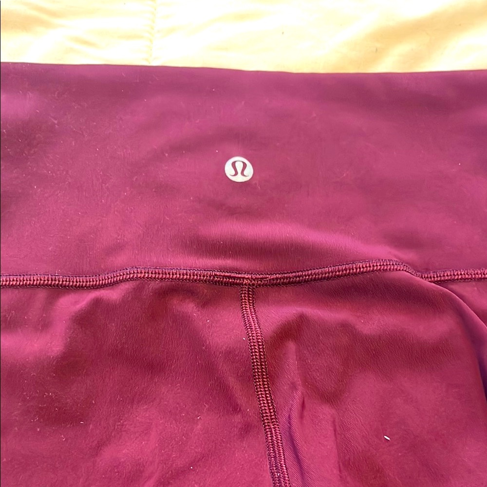 Lululemon Burgundy Leggings